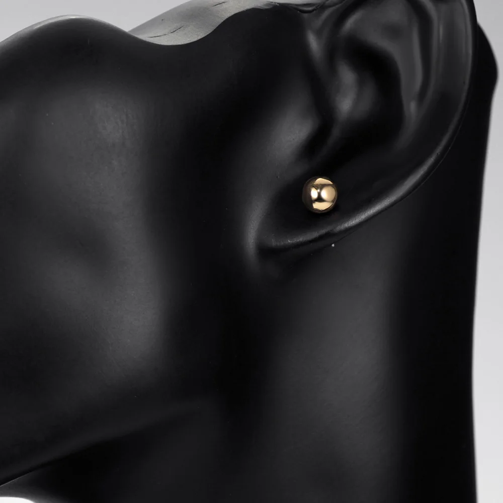 Серьги гвоздики Neoglory стразы из белого и золотого золота набор для женщин девушек