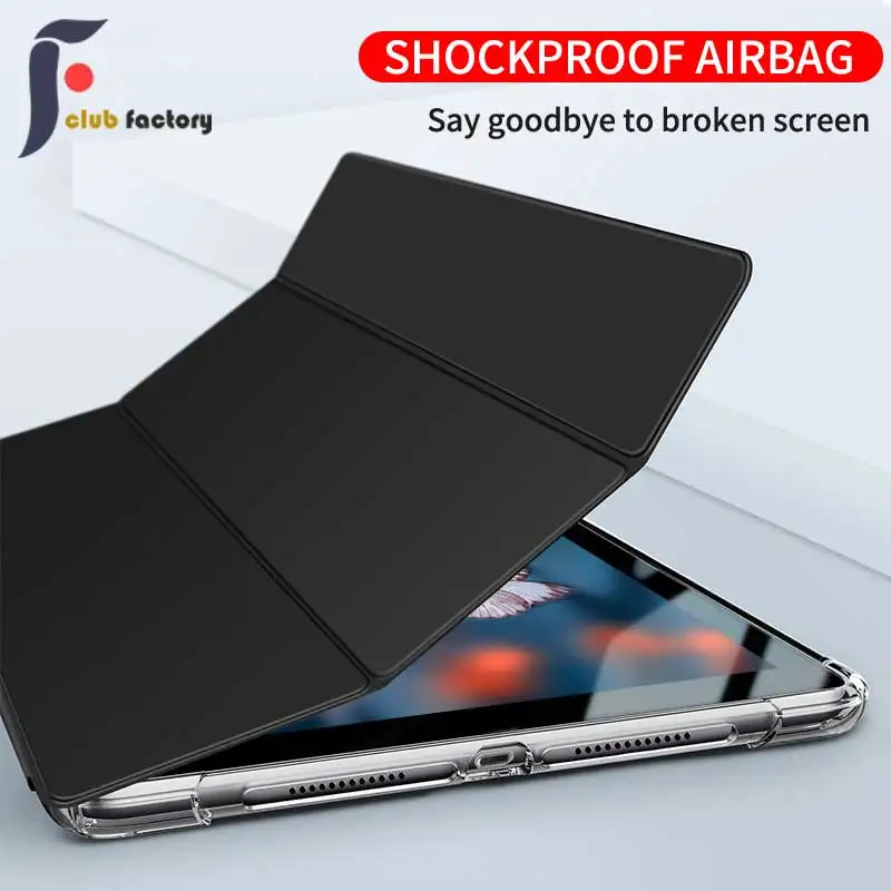 Для Apple iPad 9,7 дюймов / чехол для iPad Air 1/2 чехол Авто Пробуждение спящий уголок противоударный прозрачный ТПУ чехол для планшета