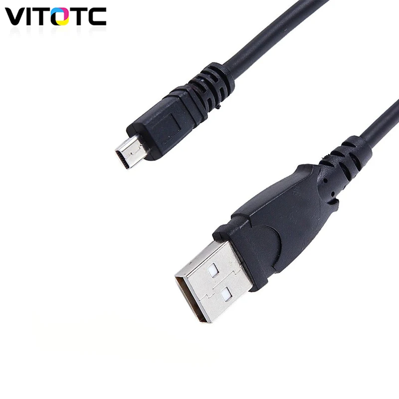 Мини USB Бронзовый кабель для передачи данных высокоскоростной шнур питания Nikon
