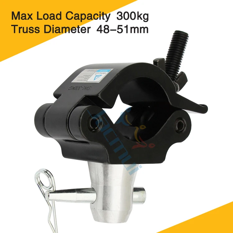

2 Inch Engineering Pipe Clamp Stage Truss Connector Hook For Loading 300Kg