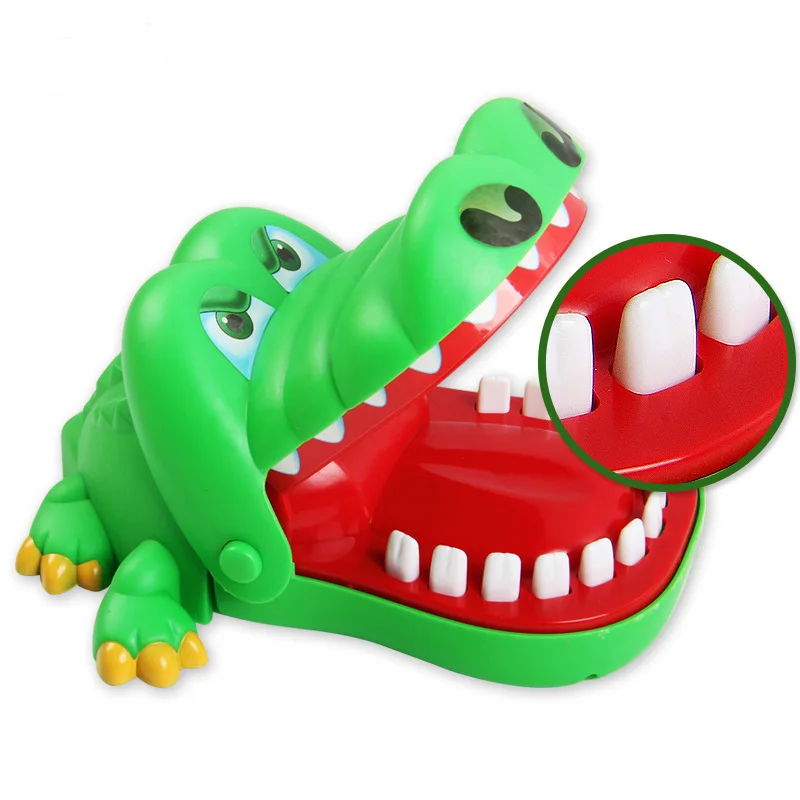 Mouth Dentist Toy Large Crocodile Jokes Bite Finger Pulling Teeth Bar Games Kids Funny For Children Birthday Christmas Gift | Игрушки и