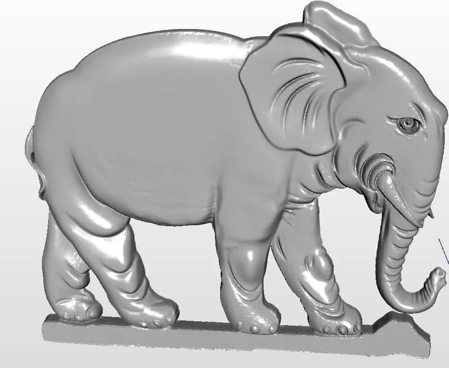 3d модель elephant_4 рельеф для ЧПУ в формате STL файл | Инструменты