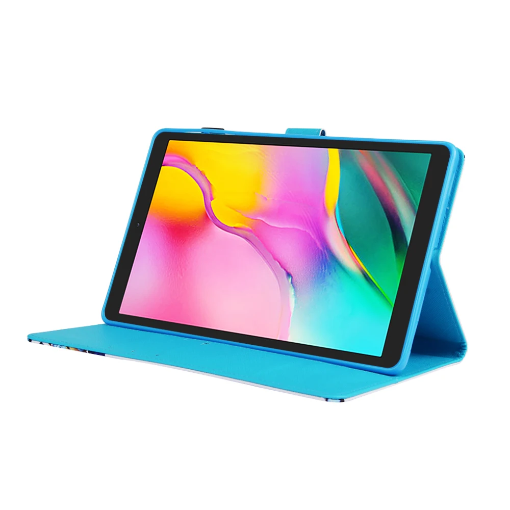 " планшет Funda Capa для samsung Galaxy Tab A8 SM-P200 P205 тонкий складной флип-чехол с подставкой из искусственной кожи чехол-бумажник