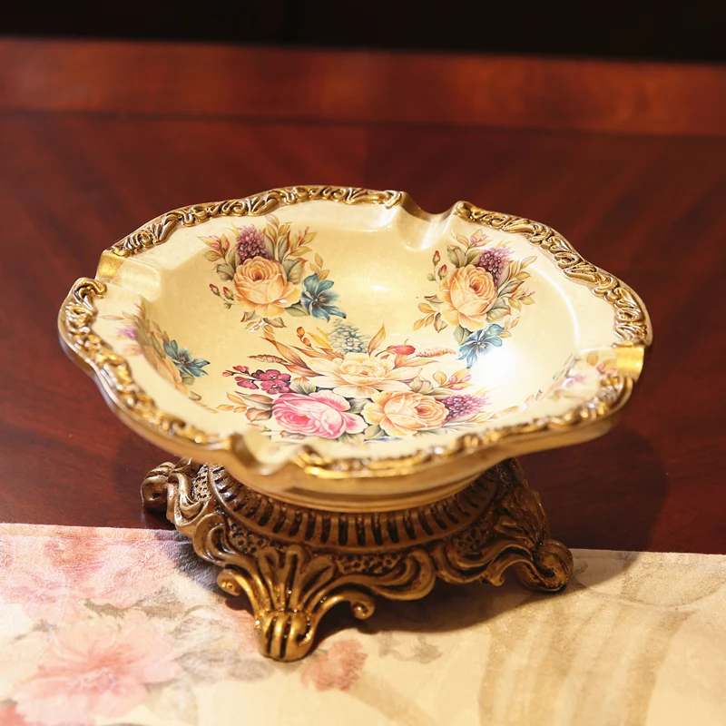 

European fruit set luxury living room table decor decoration Home Furnishing high-end fruit plate three sets