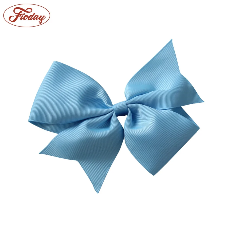 12 Pcs5 &quotGrosgrain Ленточные бантики для волос девочек бант Бутик с заколками заколка