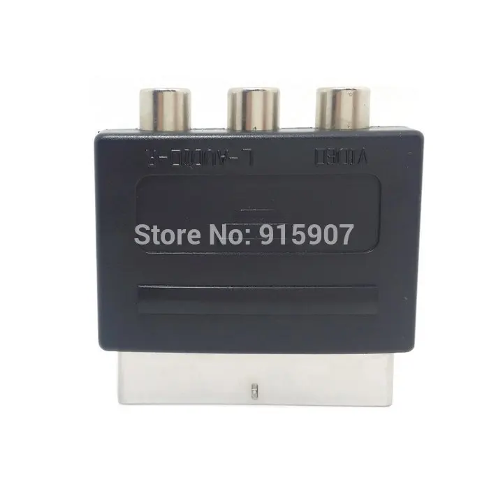 Xiwai Cablecc аудио видео композитный 3 RCA AV для Scart 21pin адаптер Microsoft Xbox & Europe HDTV|Кабели