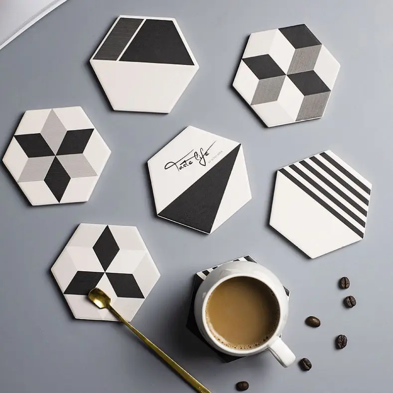 4 шт. деревянные подставки под чашки кофе|Коврики и подложки| |