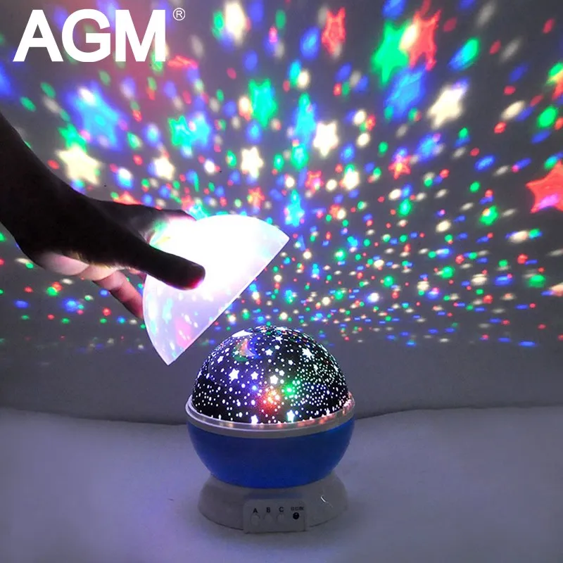 AGM luminaria звезд звездное небо светодиодный Ночной Светильник проектор звездного