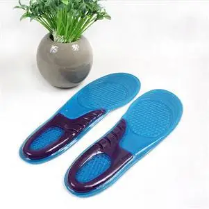 

1Pair Feet Care Gel Insoles Inserts Shock Absorbing Silicone Insoles Men Women Athletic Shoes Cushion Foot Care