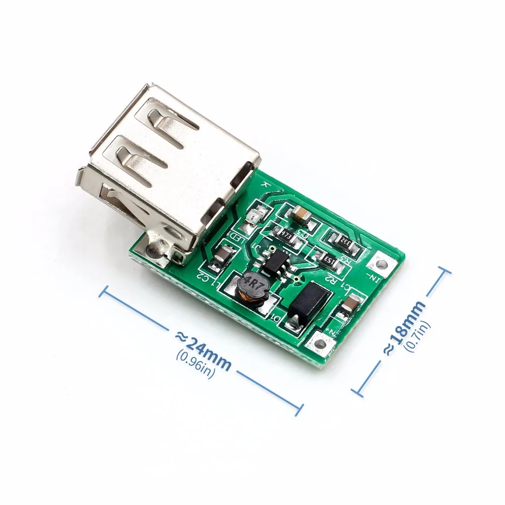 DC-DC Повышающий Модуль преобразователя(0,9 V~ 5 V) до 5V 600MA USB усилитель платы питания