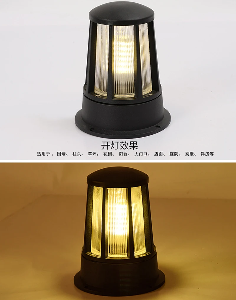 2 шт. настенный светильник над стеной накладной парапет крутящийся светодиодный