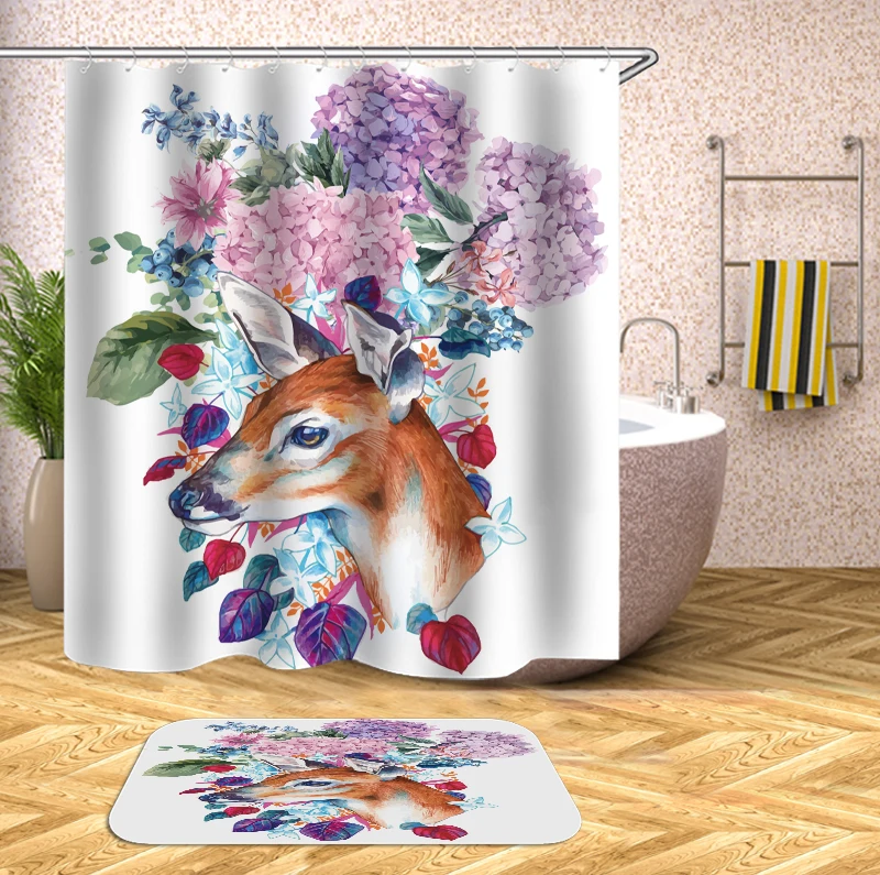 OLOEY океанские занавески для душа, 3D печать, водостойкие, для украшения ванной комнаты, полиэстер, экологически чистые, Rideau De Douche, на заказ