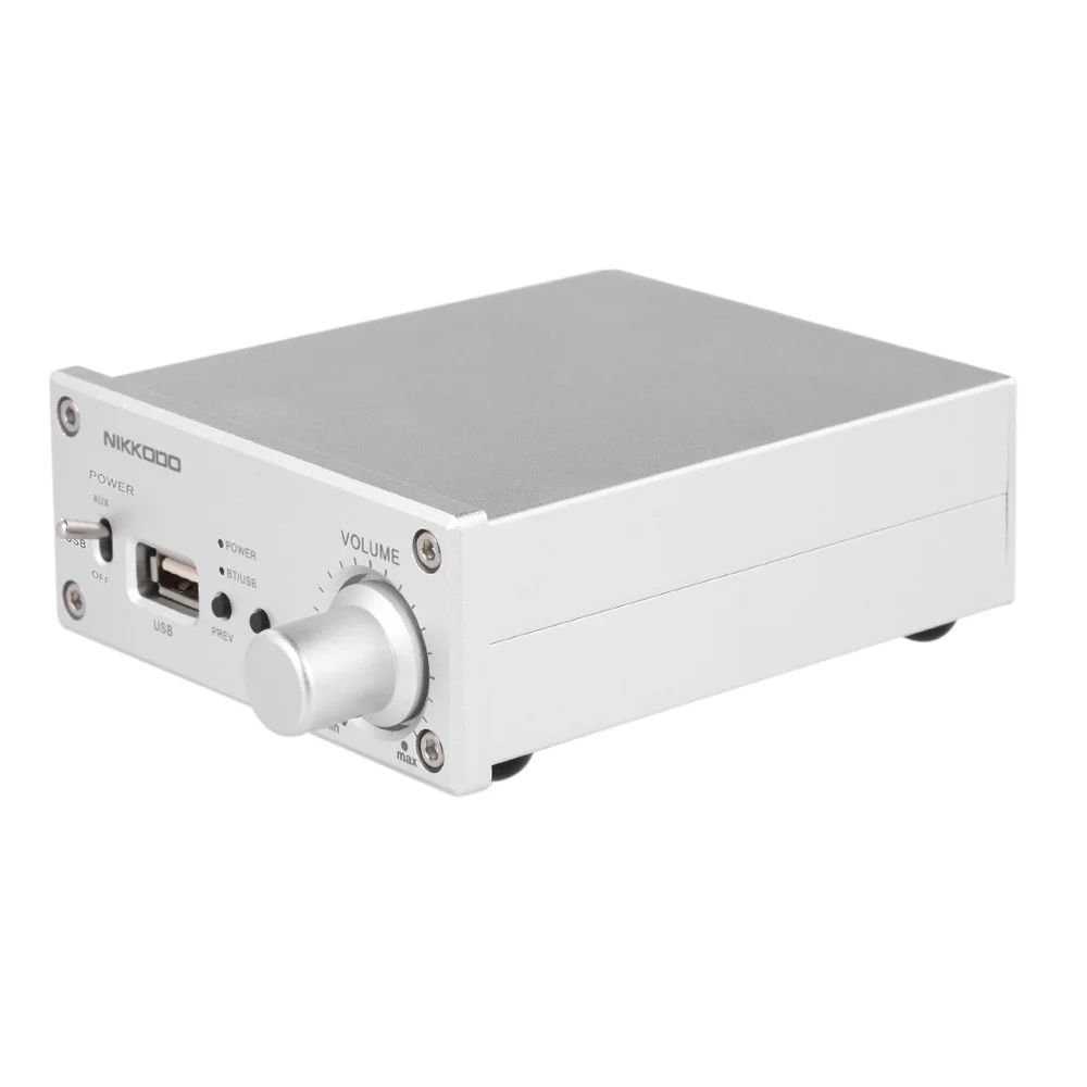NK-268 цифровой аудио усилитель мощности Bluetooth 4,0 Мини HiFi аудио ресивер стерео Amp двухканальный 30 Вт+ 30 Вт с адаптером питания