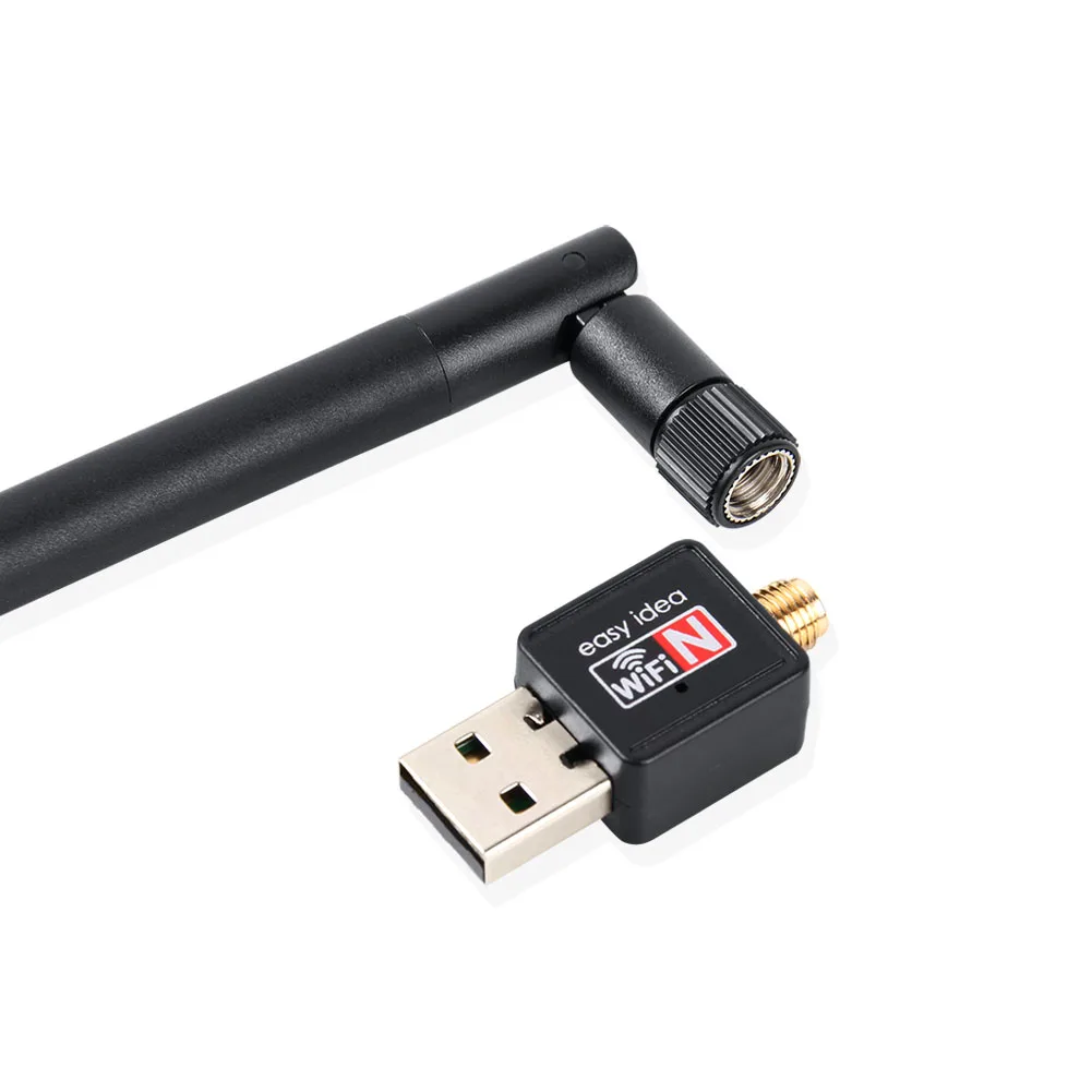 USB Wifi адаптер 150mbps беспроводная сетевая карта 2 4G мини приемник 2dBi антенна для ПК