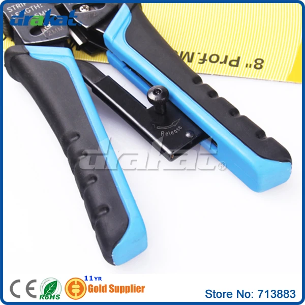 Сетевой инструмент для обжима кабеля 10 P 8 6 4 Ratchet TL 200R|lan cable crimping tool|lan crimpingcrimping lan |
