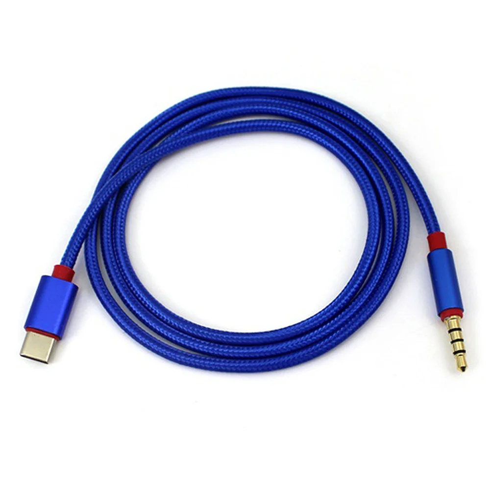 Аудиокабель Type C с разъемом USB для разъема 3 5 мм автомобильного AUX аудиоадаптера