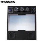 Маска для сварочной маскишлемаколпачка сварщикасварочные линзымаски для глаз Big view eara 4 arc sensor Солнечный Автоматическое затемнение фильтр