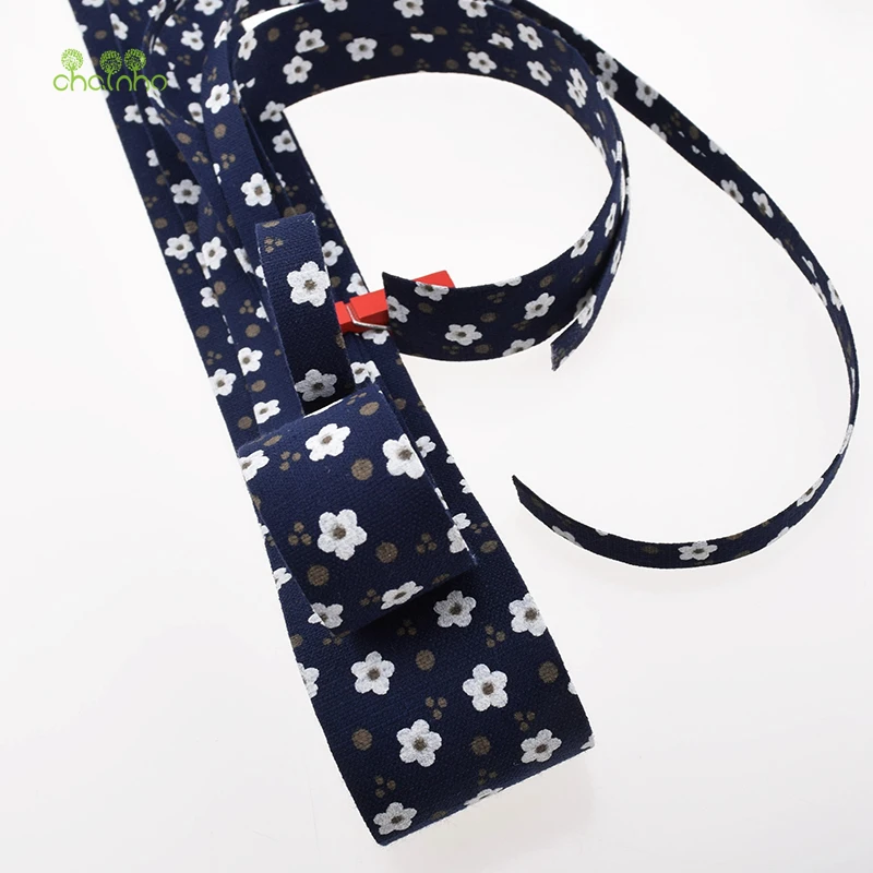 Печатная Цветочная джинсовая ковбойская тканевая лента для самостоятельного