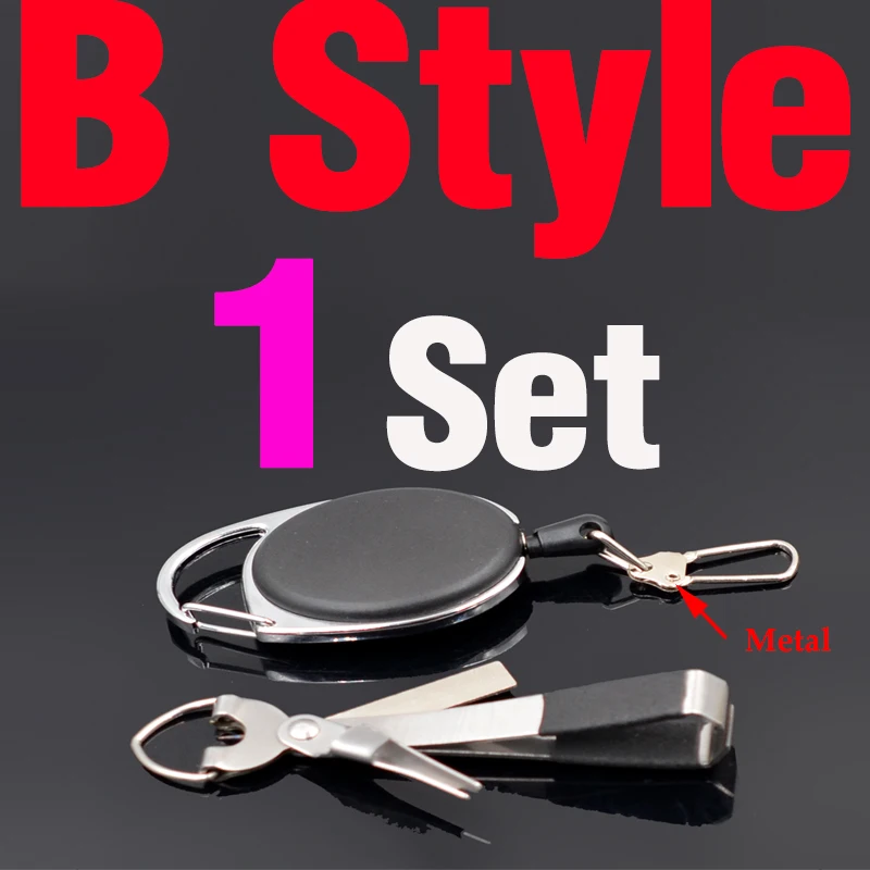 B style 1Set MNFT 1 Набор для ловли нахлыстом, ножницы, кусачки, ножницы, крючок, завязывание приманки, быстрое завязывание узлов, инструмент для стрижки, точилка для крючков, втягивающее устройство Zinger - Цвет: B style 1Set