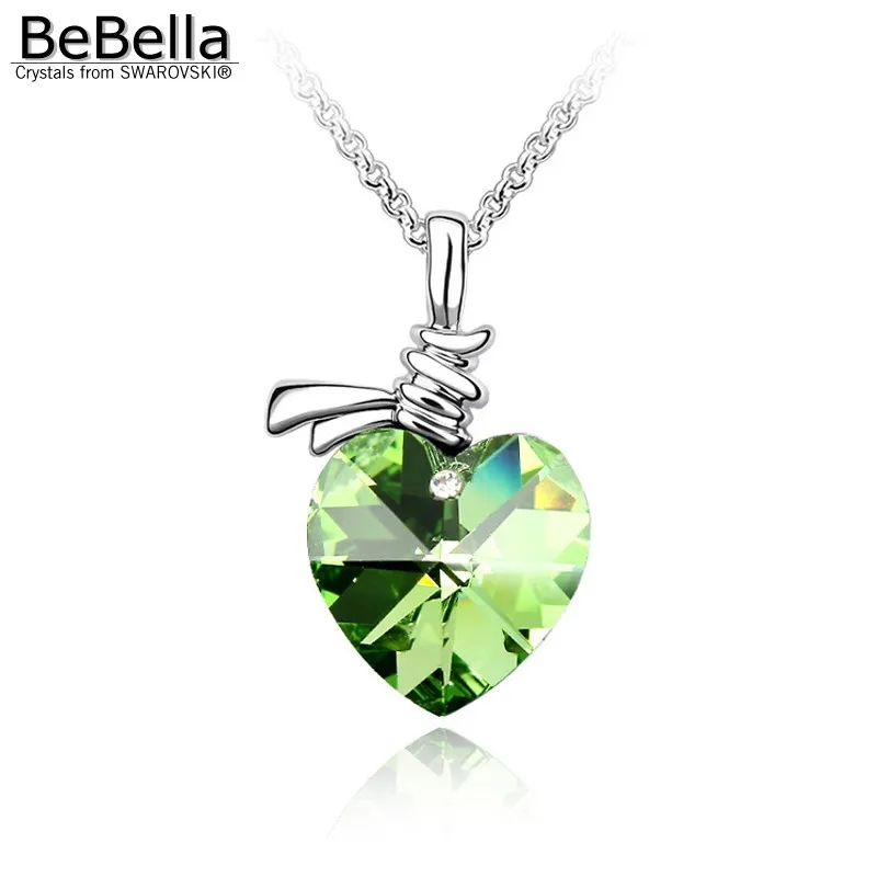 Цепочка с подвеской в форме сердца кристаллами Swarovski|pendant necklace|necklace withnecklace necklace |