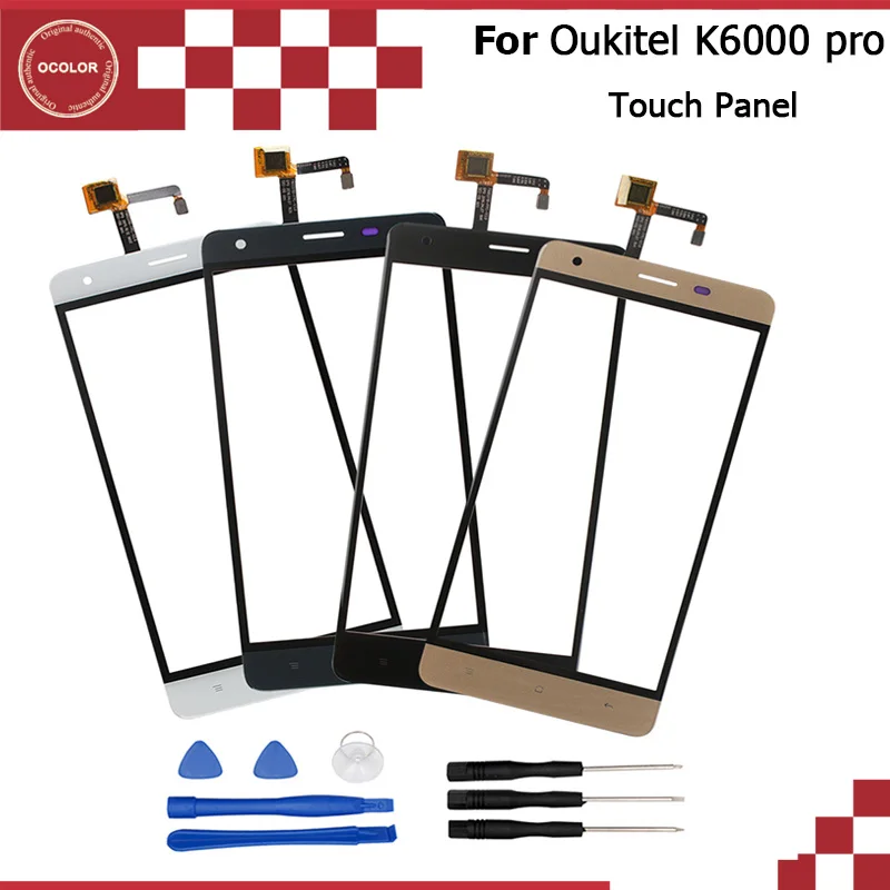 Ocolor для Oukitel K6000 pro Сенсорная панель Сенсорный экран дигитайзер сенсор Замена 5