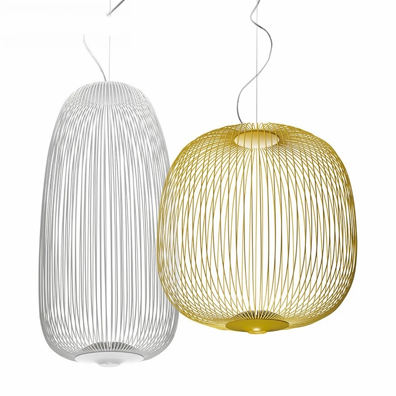 Современный светодиодный подвесной светильник Foscarini, Скандинавский дизайн, подвесной светильник, индустриальная подвесная клеть, светильник для домашнего декора