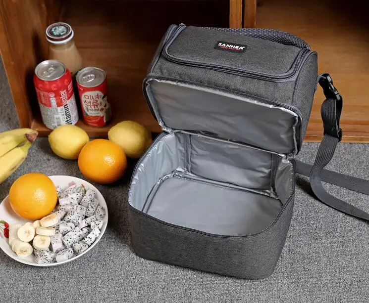 GUMST 7L сумка для обеда портативная Изолированная коробка для пикника 600D Оксфорд одноцветная Термосумка для обеда сумка для пикника сумка-холодильник сумки