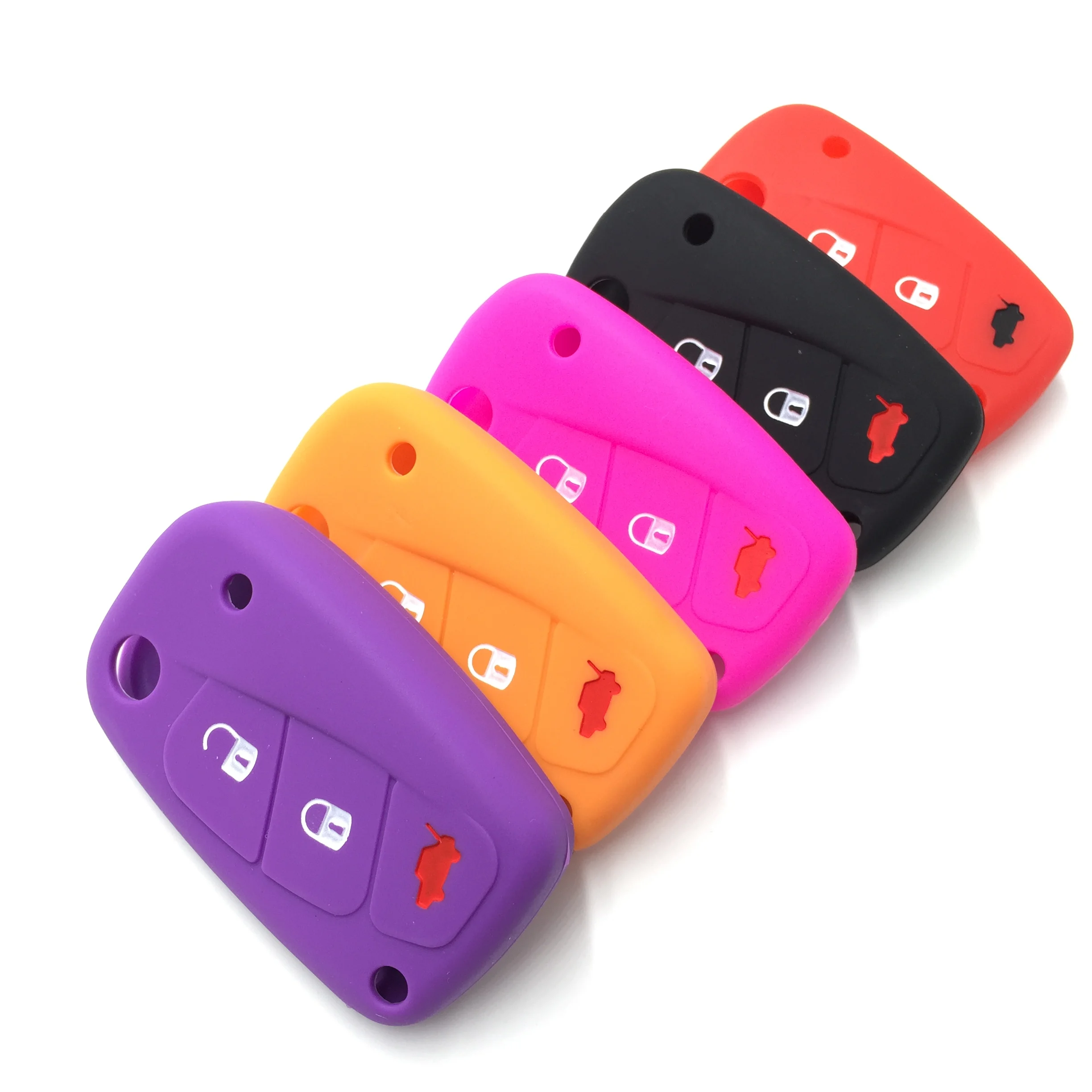 Чехол для автомобильного ключа с откидной крышкой автомобиля FIAT Panda Stilo Punto