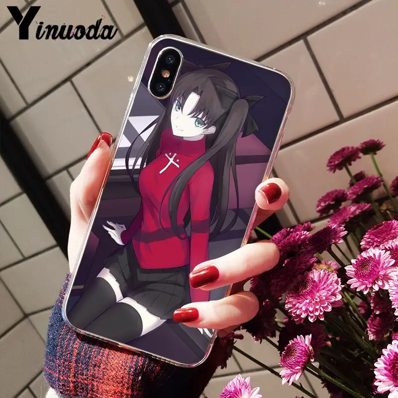 11pro MAX Fate Stay Night Rin Tohsaka & Archer TPU мягкий чехол для мобильного телефона iPhone X XS 6 6S 7 7plus 8