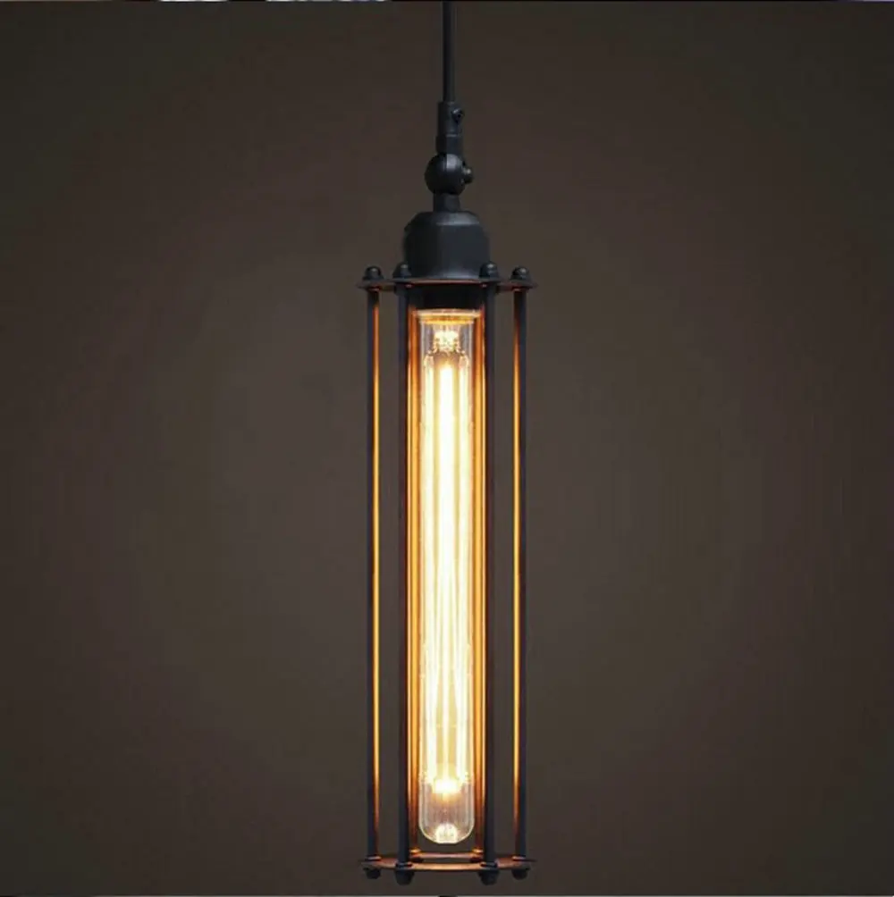 Классический черный винтажный промышленный абажур защитный чехол для птиц 40 Вт