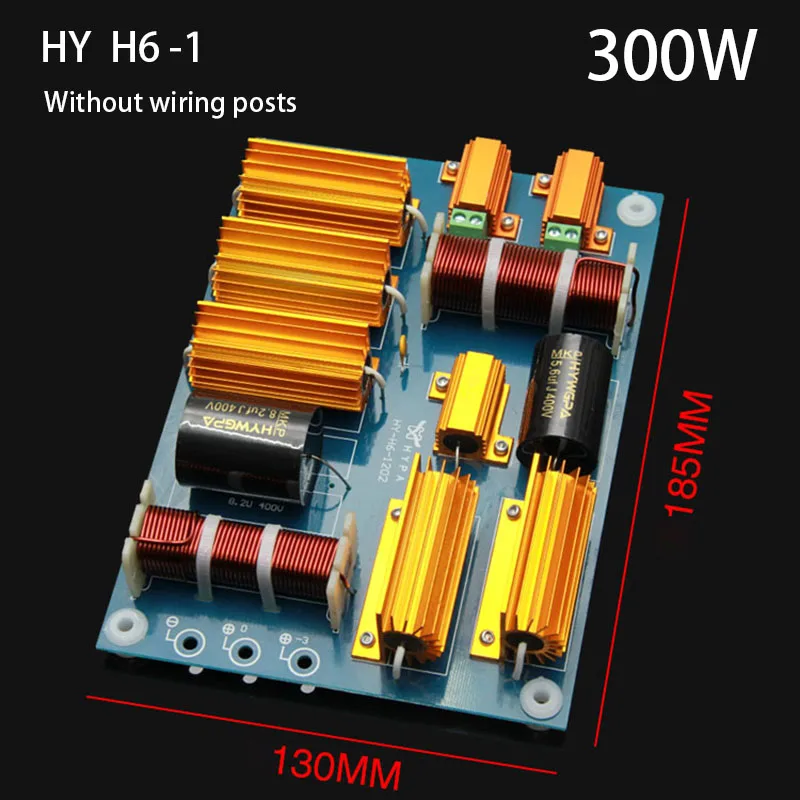 1 шт. 2 Way высокого Мощность кроссовер аудио Динамик доска чисто твитер HIFI громкий