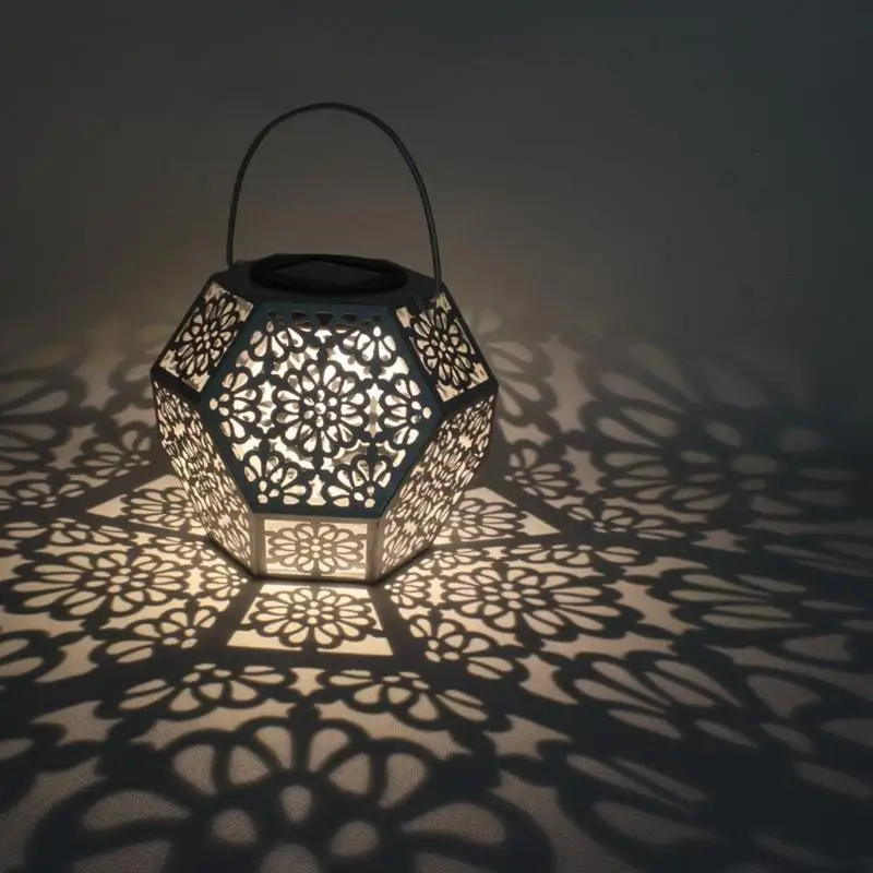18x17.5x24cm silver Солнечный садовый светильник s подвесной праздничный декоративный уличный солнечный светильник садовый двор газон водонепроницаемый солнечный светильник - Испускаемый цвет: 18x17.5x24cm silver