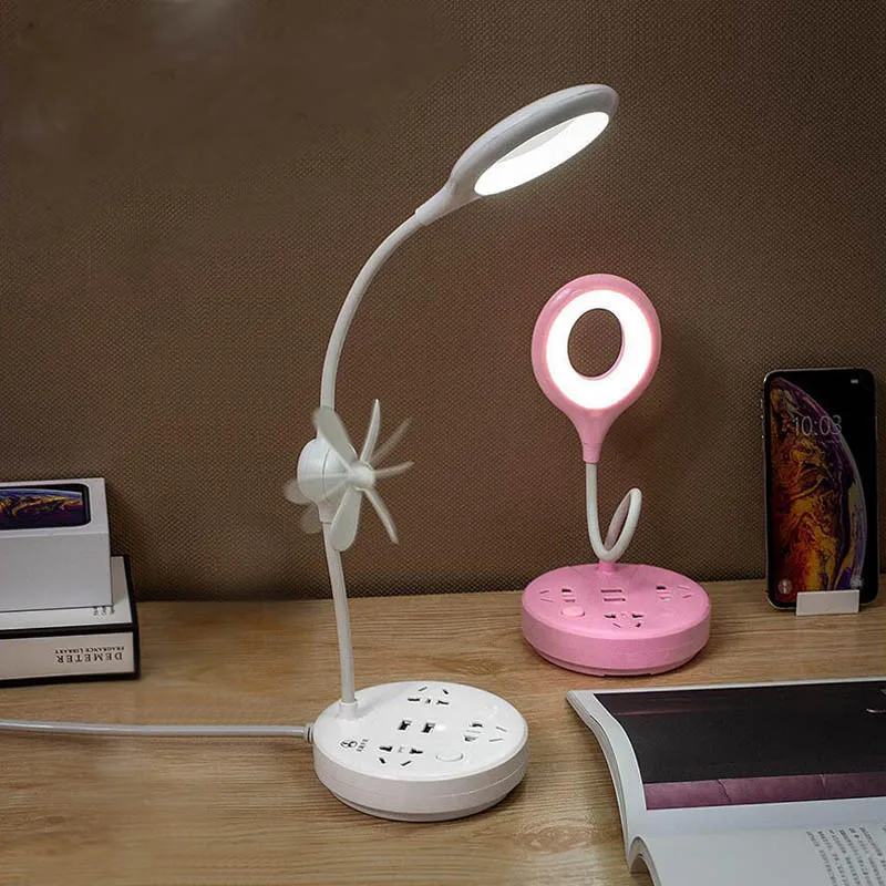 220 В ЕС Новинка свет лампы с гнездом вентилятор 5 в светодиодные фонари USB зажимом