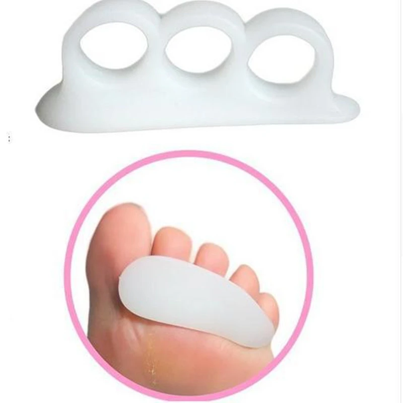 1 пара силиконовых гелевых молотков разделитель для коррекции пальцев ног