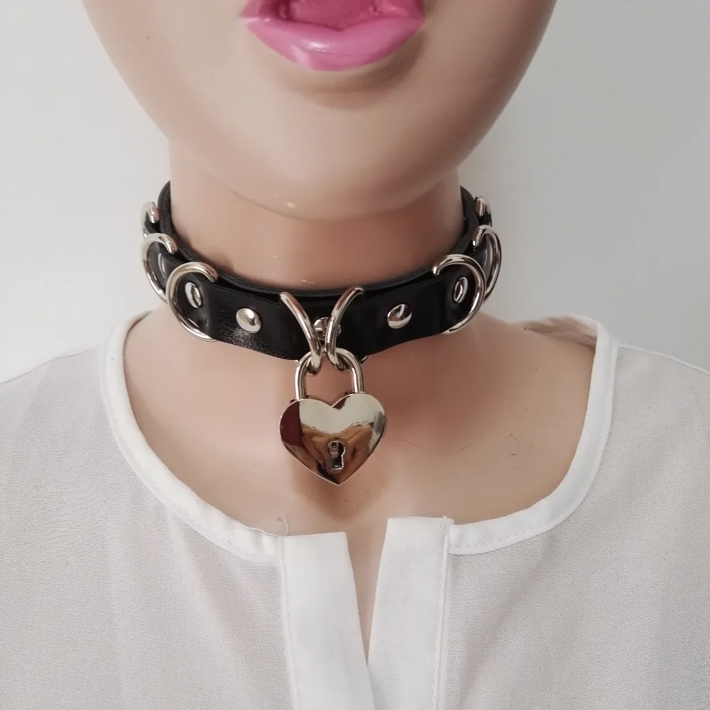 Новинка 2016 популярный темный кожаный чокер в стиле Харадзюку ручной работы с