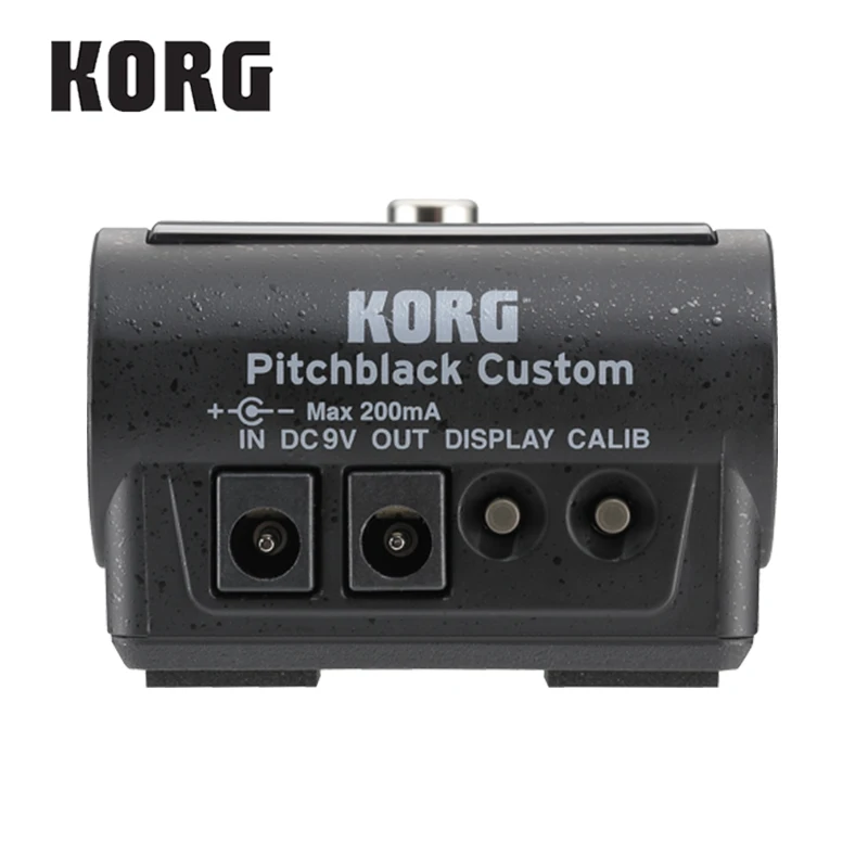 Korg PBCS Pitchblack пользовательский Педальный тюнер с 3D визуальным измерителем Дисплей