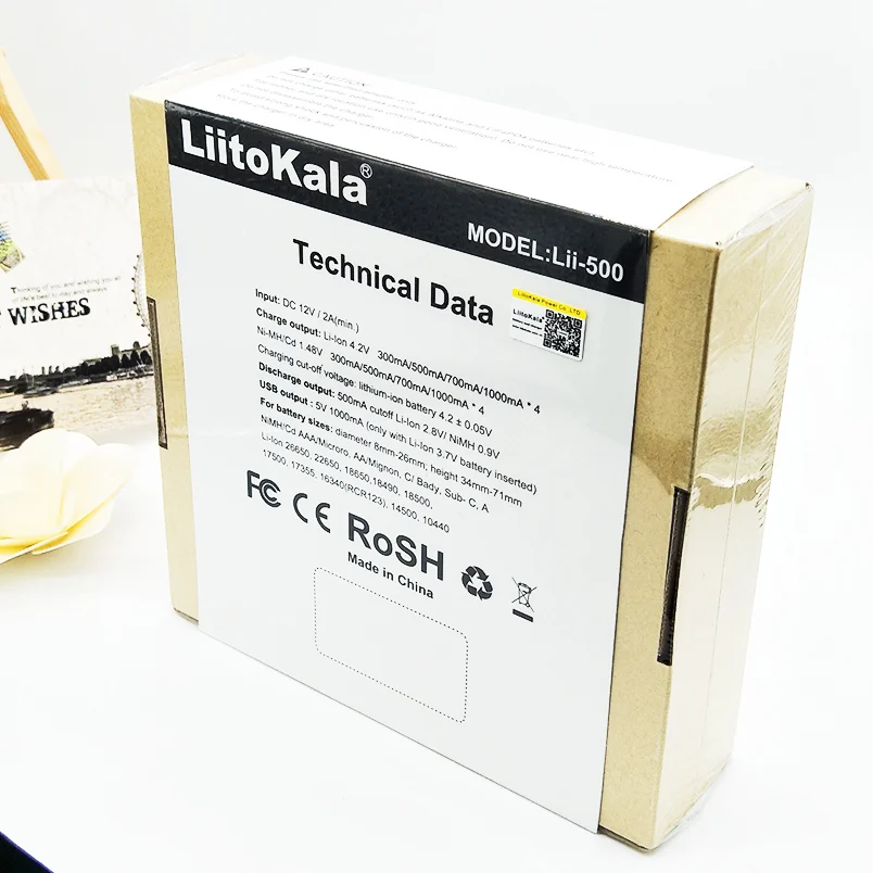 Liitokala lii-500 ЖК-дисплей Дисплей 18650 Батарея Зарядное устройство lii500 для 18650 17500 26650 1634014500 AA AAA Ni-MH Перезаряжаемые Батарея