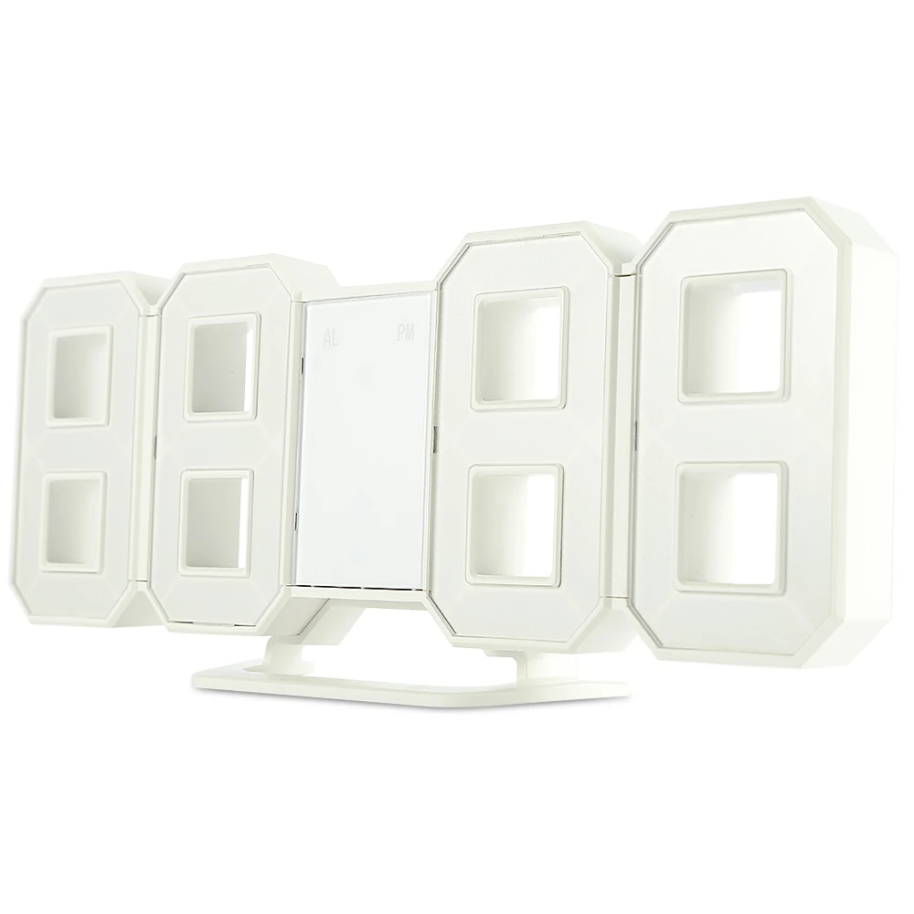 Оригинальные 3D светодиодсветодиодный настольные часы современные настенные