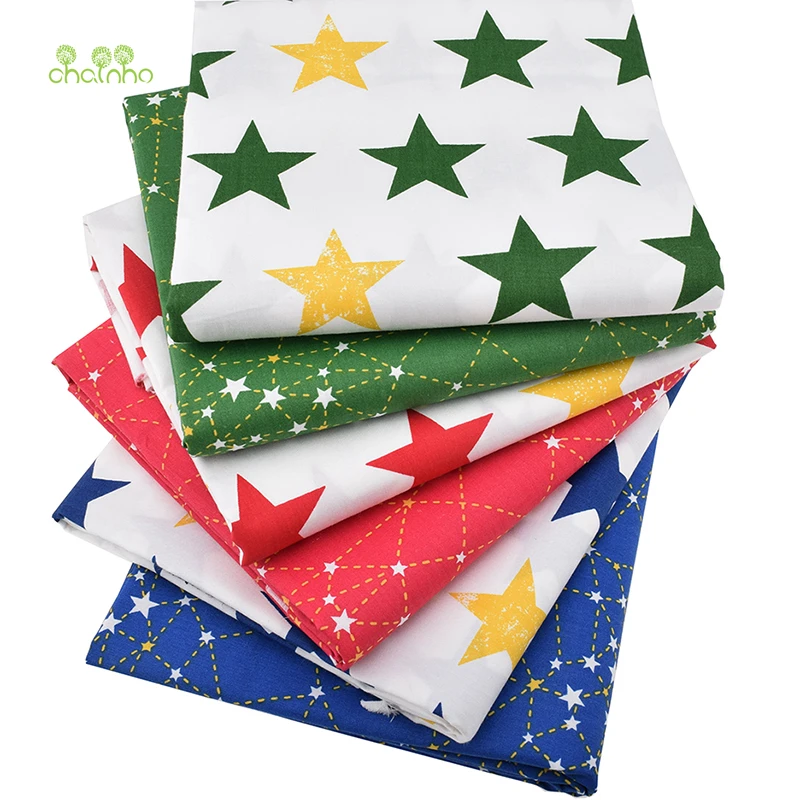 

6pcs/Lot,Twill Cotton Fabric Patchwork Cartoon Tissue Cloth Of Handmade DIY Quilting Sewing Baby&Children Sheets Dress Material