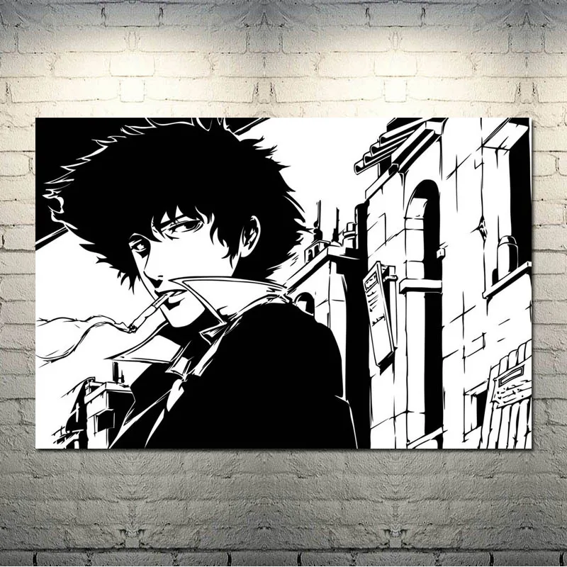 picture 5 Ковбой Bebop японское аниме искусство шелк Холст плакат 13x20 24x36 дюймов настенные панно-001 - Цвет: picture 5