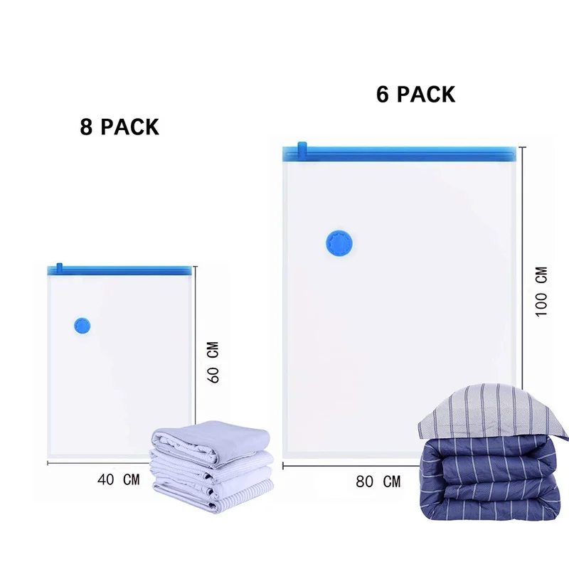 Складная домашняя вакуумная сумка для хранения одежды шкаф органайзер вакуумные