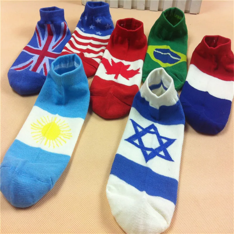 Носки хлопковые с низким вырезом для мальчиков Размеры 35 40|flag socks|ankle sockssocks sock |