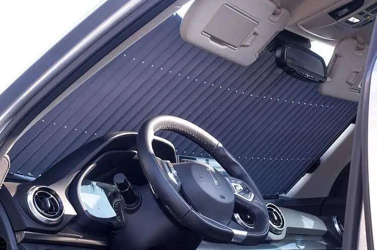 Автоматический автомобильный солнцезащитный козырек, автомобильный солнцезащитный козырек, солнцезащитный козырек, автомобильная шторка, частный автомобиль, внедорожник, грузовик, размер 65 см