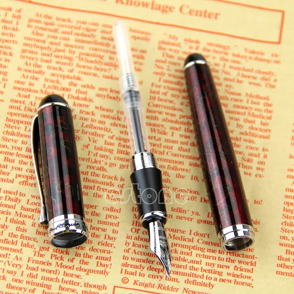 JINHAO x750 Лавовая красная перьевая ручка со средним пером Новинка W15 | Канцтовары для