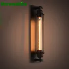 Американский Ретро промышленный ветер Эдисон железная палочка нить настенный светильник креативный прикроватный балкон лестницы освещение AC 220 V230 V240 V