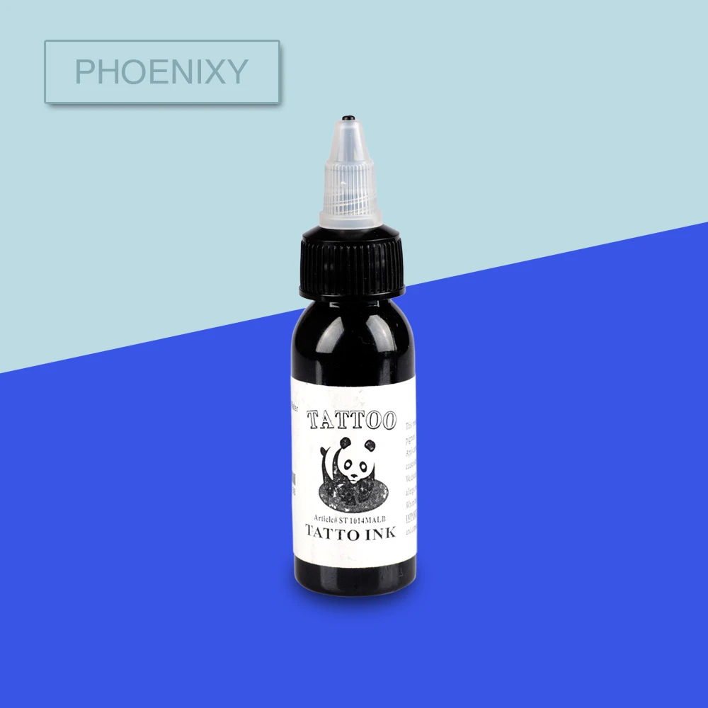 30ml Professional 1 Bottle 1oz Black Tattoos Ink Pigment Beauty Permanent Makeup Paints Accessories Tattoo Set Kits | Красота и