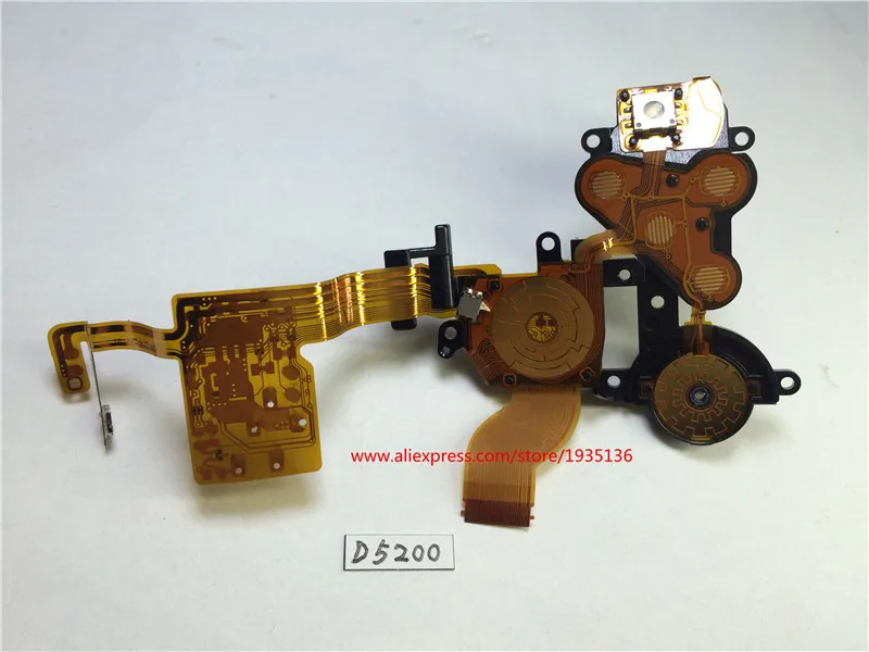 Бесплатная доставка! верхняя Крышка Шлейф для ремонта части D5200 ЗЕРКАЛЬНАЯ