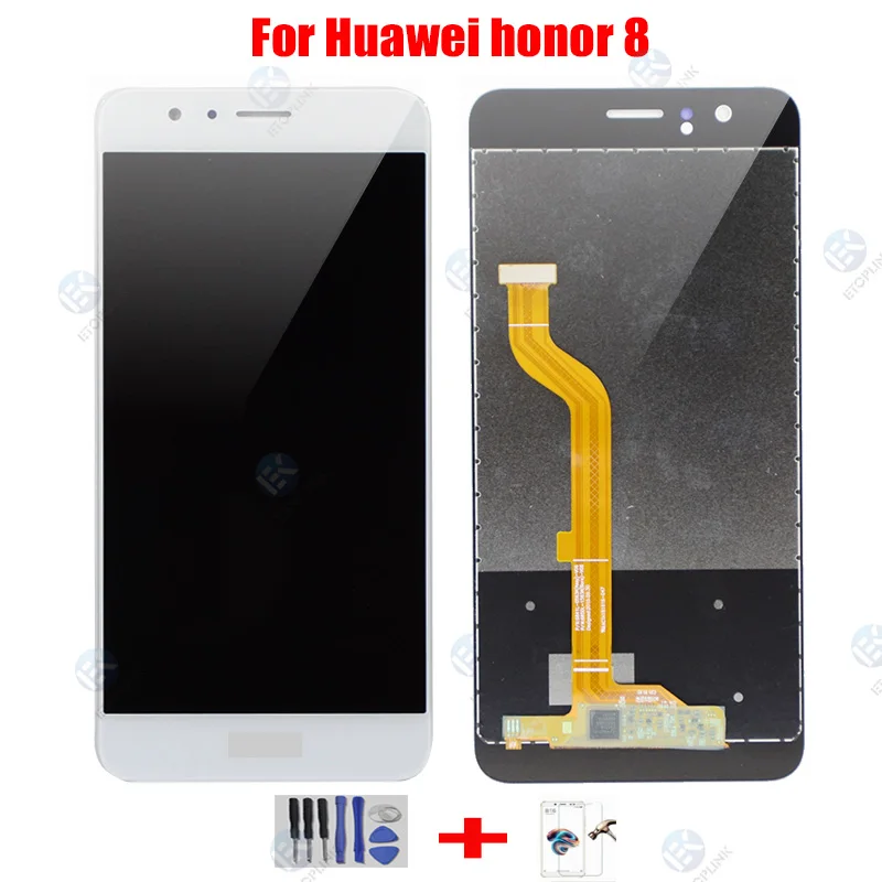 ETOPLINK ЖК экран + дигитайзер сенсорные инструменты для HUAWEI Honor 8 дисплей с рамкой FRD