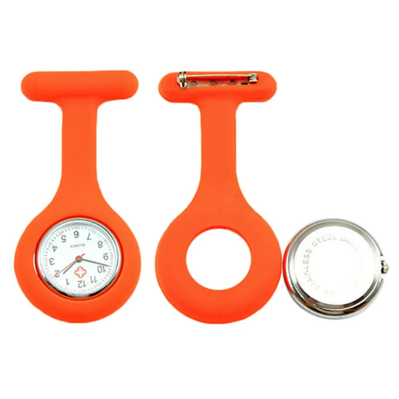 New Cute Silicone Nurse Watch Brooch Fob Pocket Tunic Quartz Movement N76Y smt 89 | Наручные часы