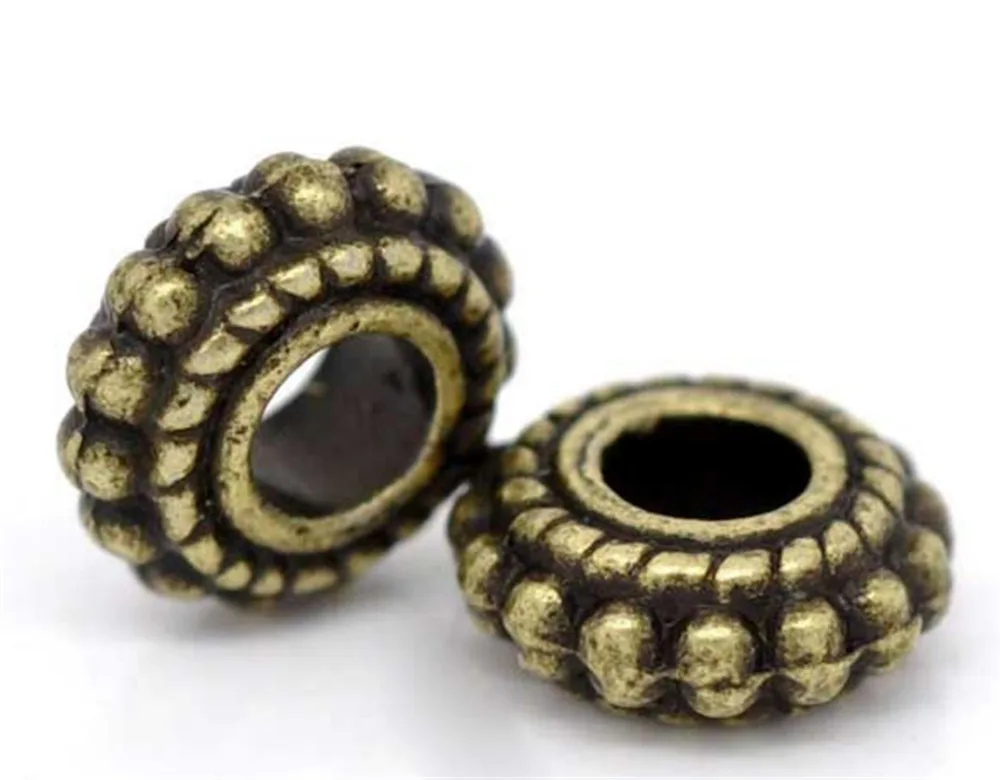 

DoreenBeads 100 бронзовые бусины 8x3 мм (B09226), yiwu
